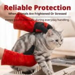 Animal handling Gloves,Bite Proof for Women & Small Hands 16 | 16 inch Reinforced leather, 7.5-inch forearm guard and secure grip, Medium for... - Image 7
