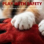 Animal handling Gloves,Bite Proof for Women & Small Hands 16 | 16 inch Reinforced leather, 7.5-inch forearm guard and secure grip, Medium for... - Image 3